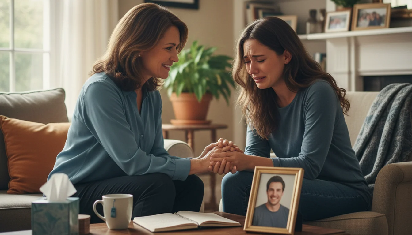 grief counseling techniques at home - professional photography