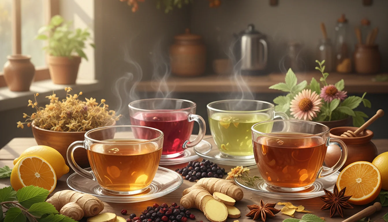 herbal teas for immune boost