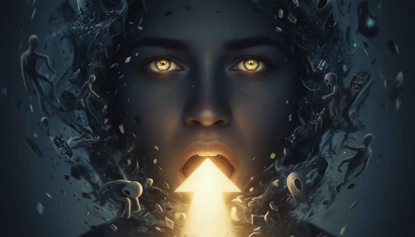 Image representing overcoming self-doubt and negativity with positive affirmations.