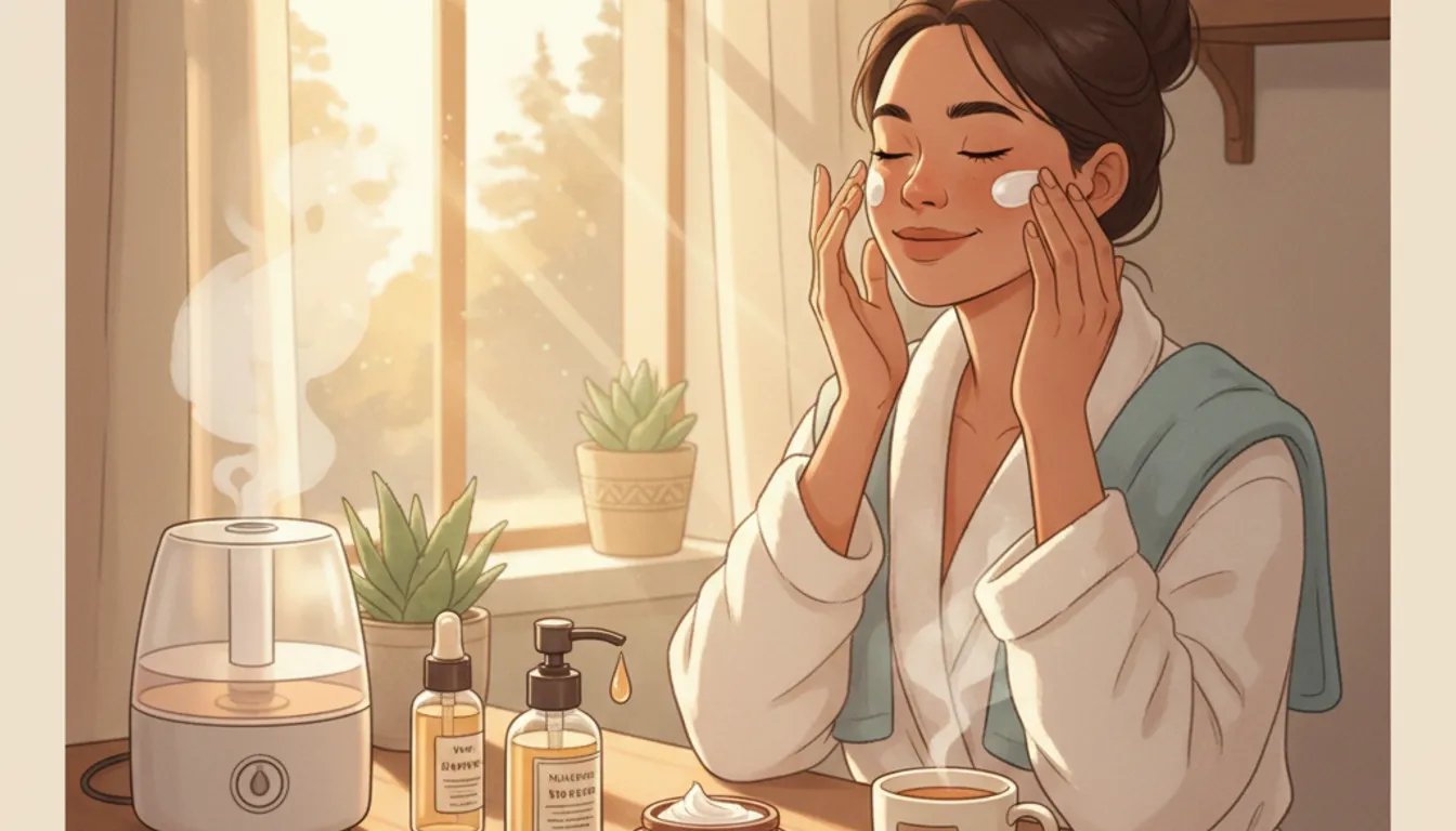 skincare routine for dry skin in winter